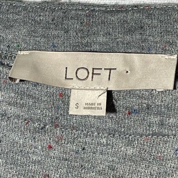 LOFT 3/4 Length Sweatshirt with Tulip Back - Picture 4 of 6